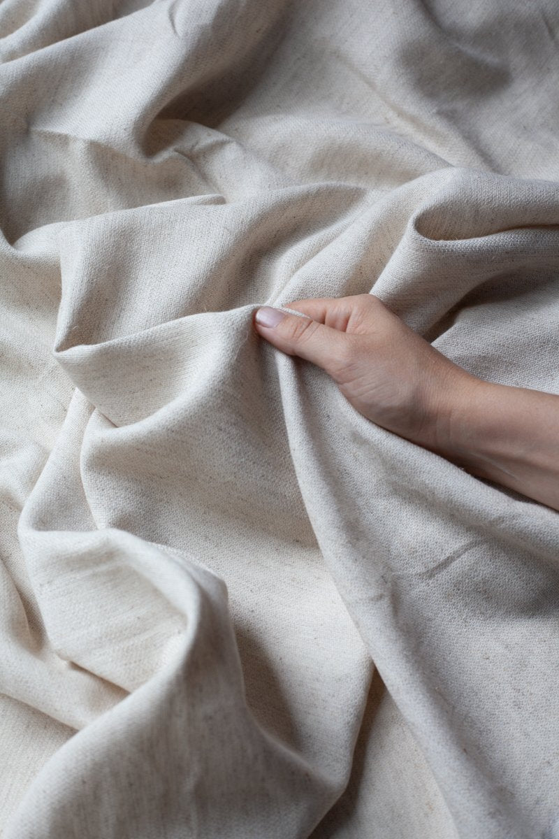 L4. Leinen-Baumwollstoff, weiche und bequeme Textur
