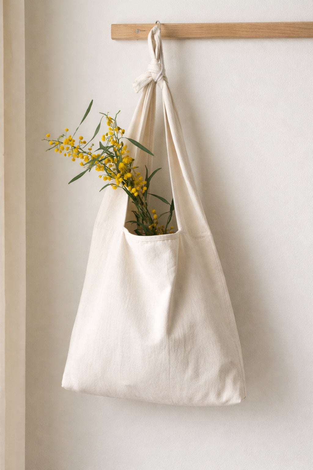 Undyed Cotton Canvas Tote Bag | Dye-Ready for Natural Dyeing
