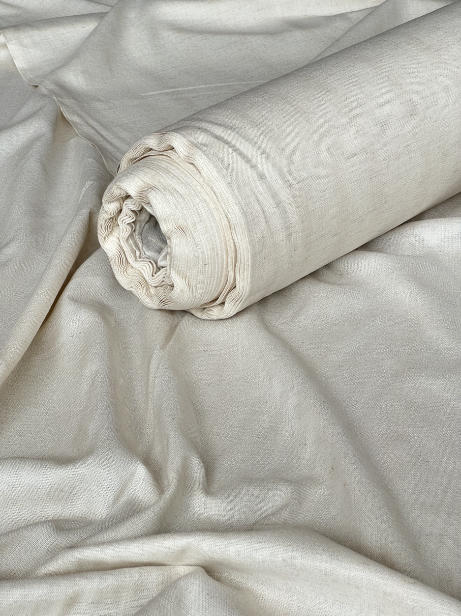 L-4 Light Soft Linen + Cotton  Blend Fabric