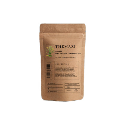 TheMazi madder root powder made from Rubia tinctorum roots, natural red dye from Turkey
